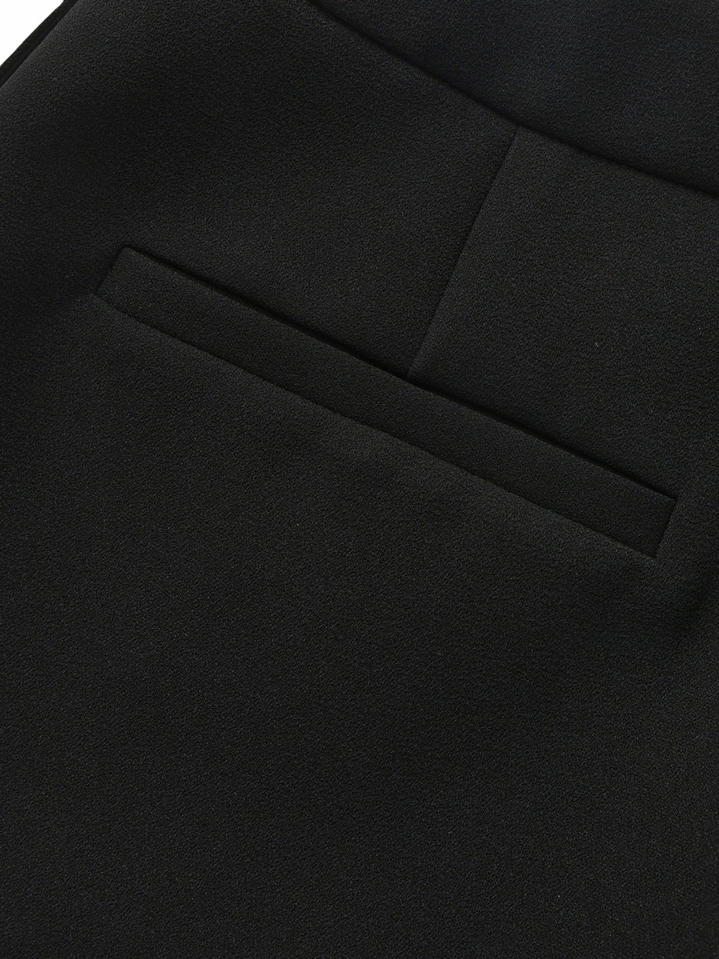 Nana Jacqueline Avalon Straight-Leg Black Shorts Black