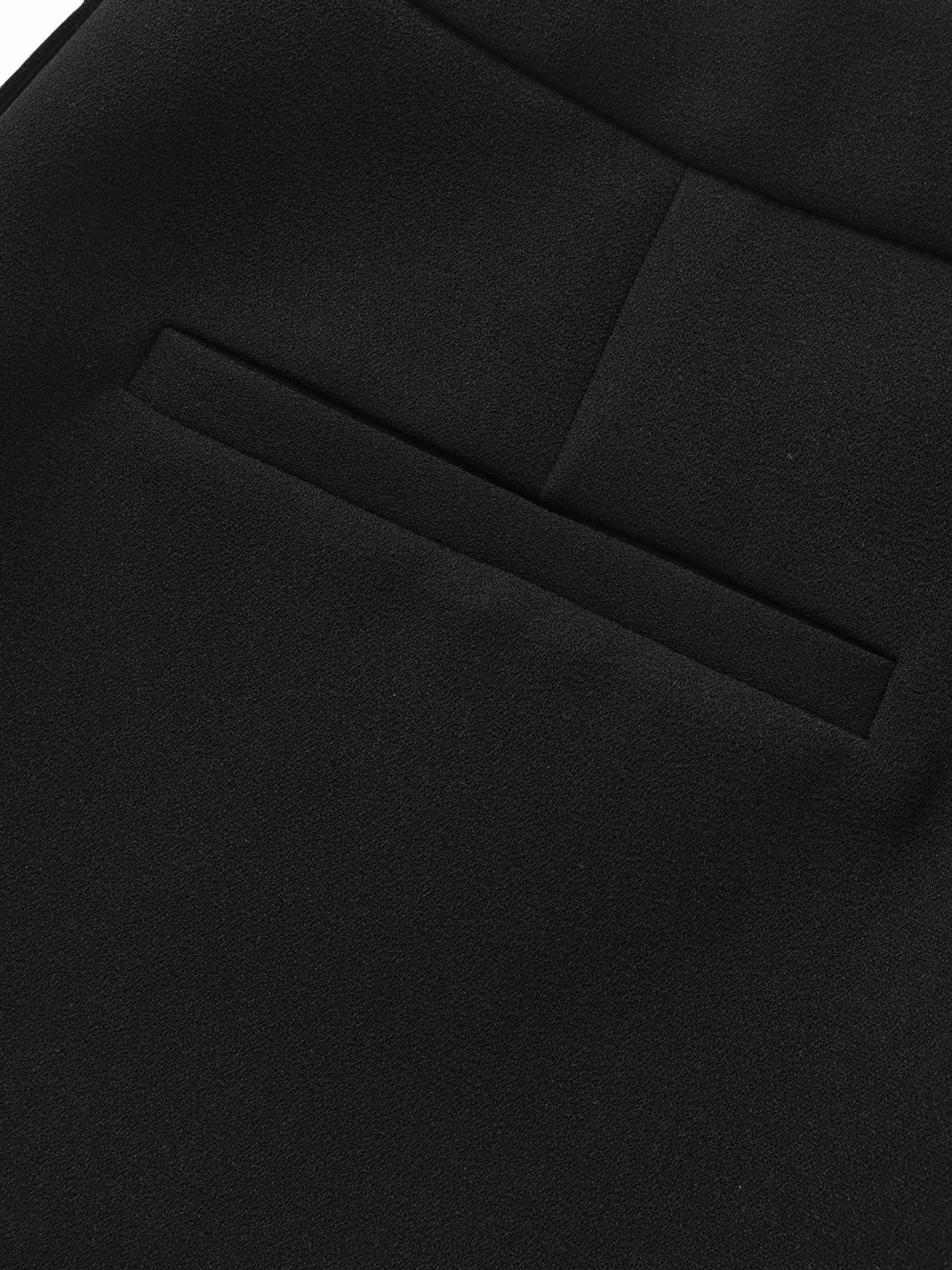 Nana Jacqueline Avalon Straight-Leg Black Shorts Black