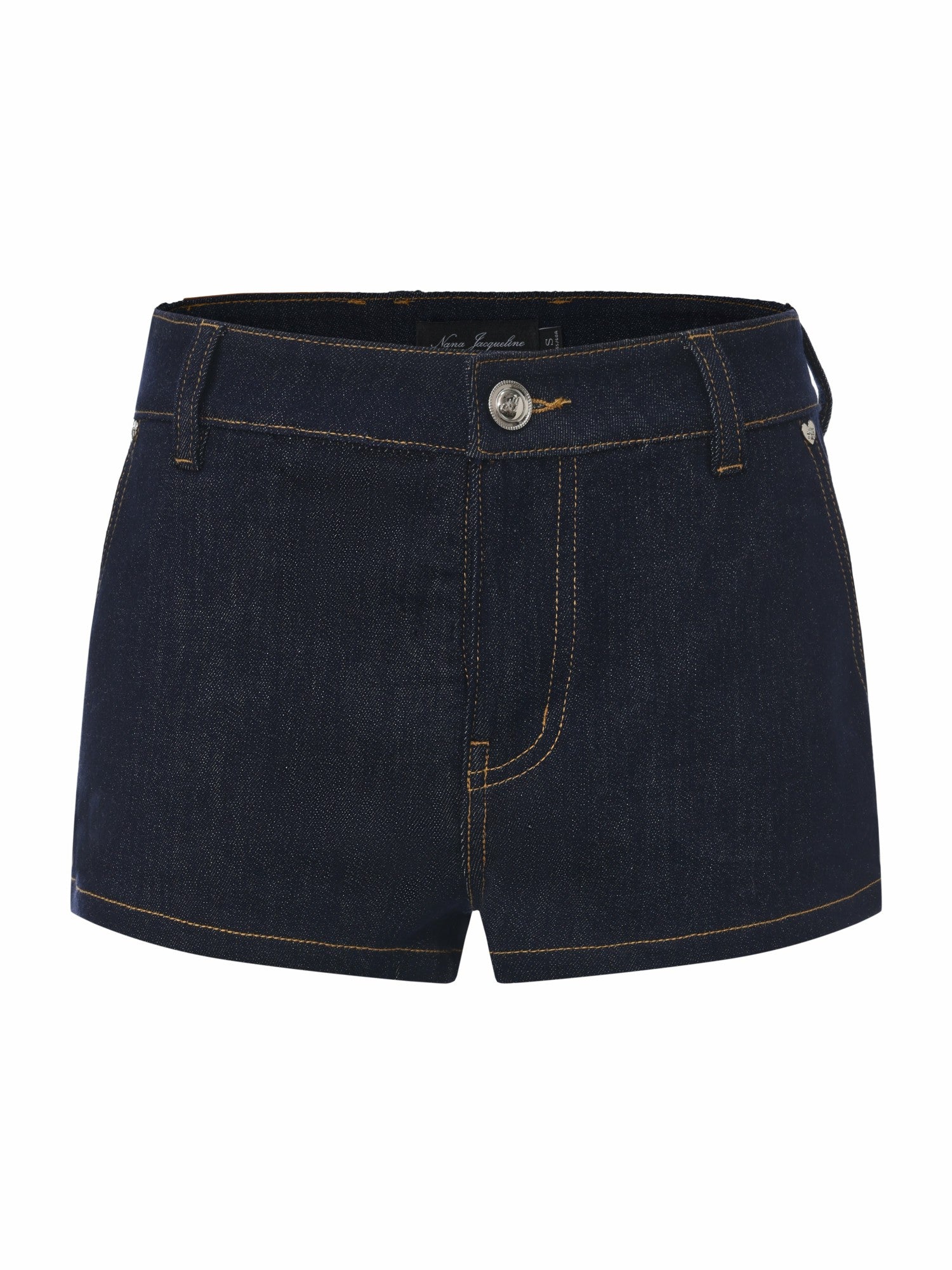 Nana Jacqueline Lexie Heart Pocket Blue Shorts Dark Blue