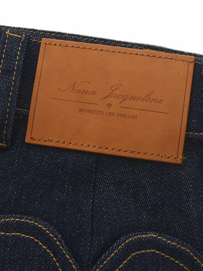 Nana Jacqueline Lexie Heart Pocket Blue Shorts Dark Blue