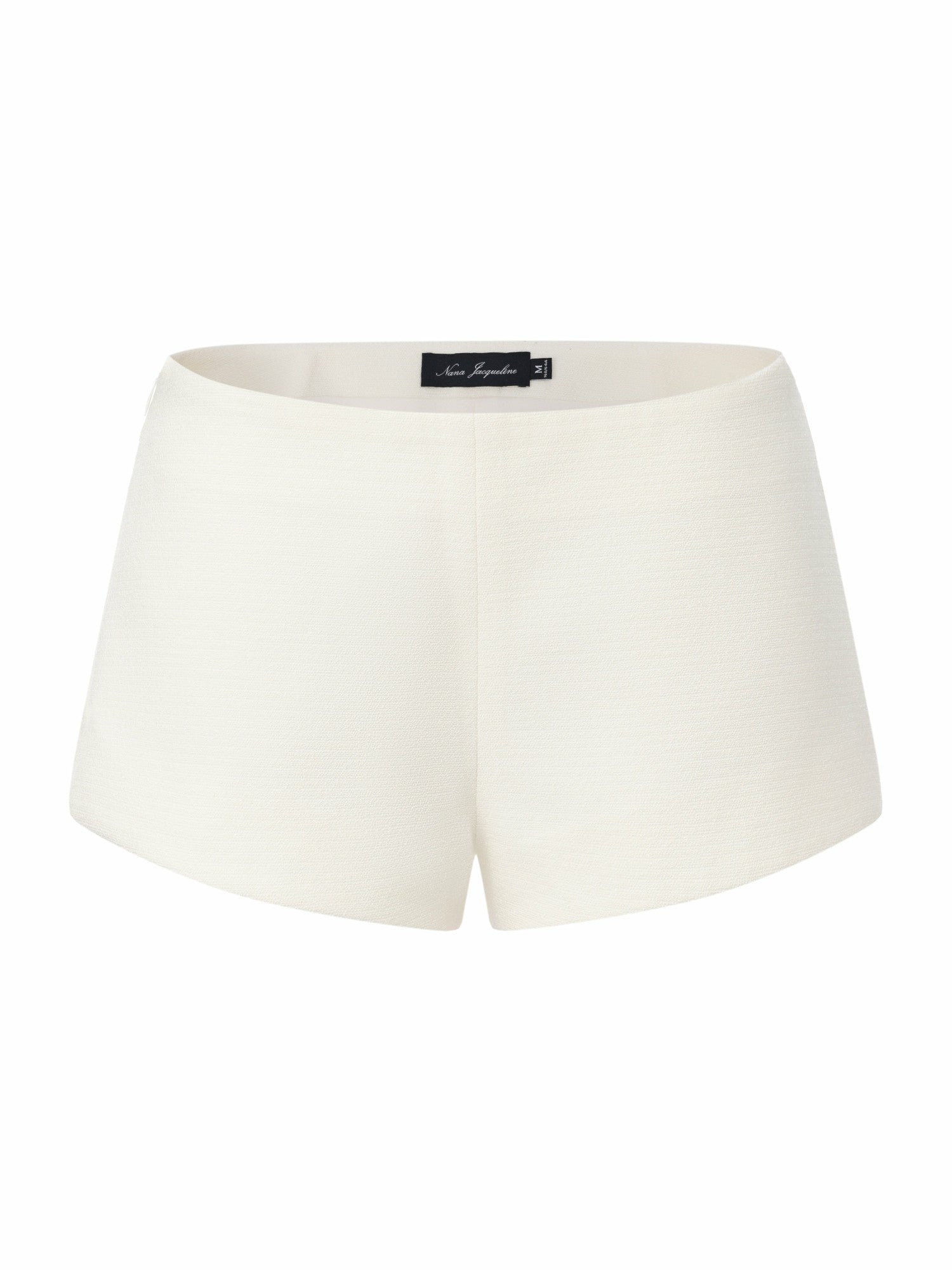 Nana Jacqueline Camille Mid-Rise White Tailored Shorts White