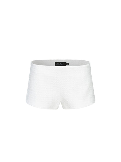 Nana Jacqueline Anabella Shorts: White Shorts for Engagement Party White