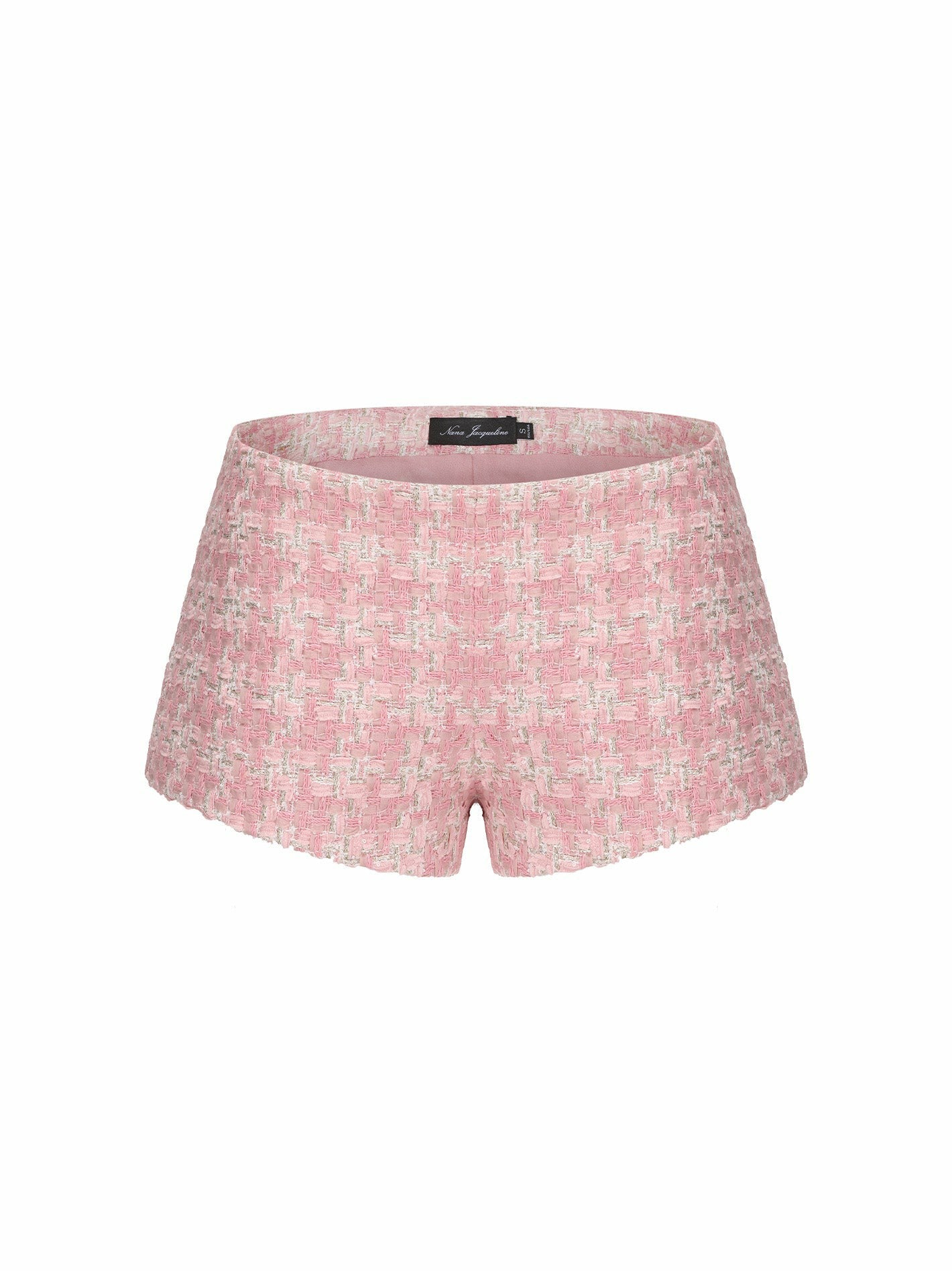 Nana Jacqueline Anabella Shorts: Pink Shorts for Brunch Pink Checkered