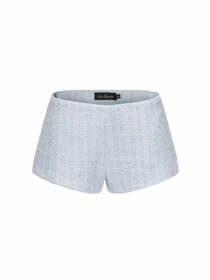 Nana Jacqueline Anabella Shorts: Blue Shorts for Resort Brunch Blue