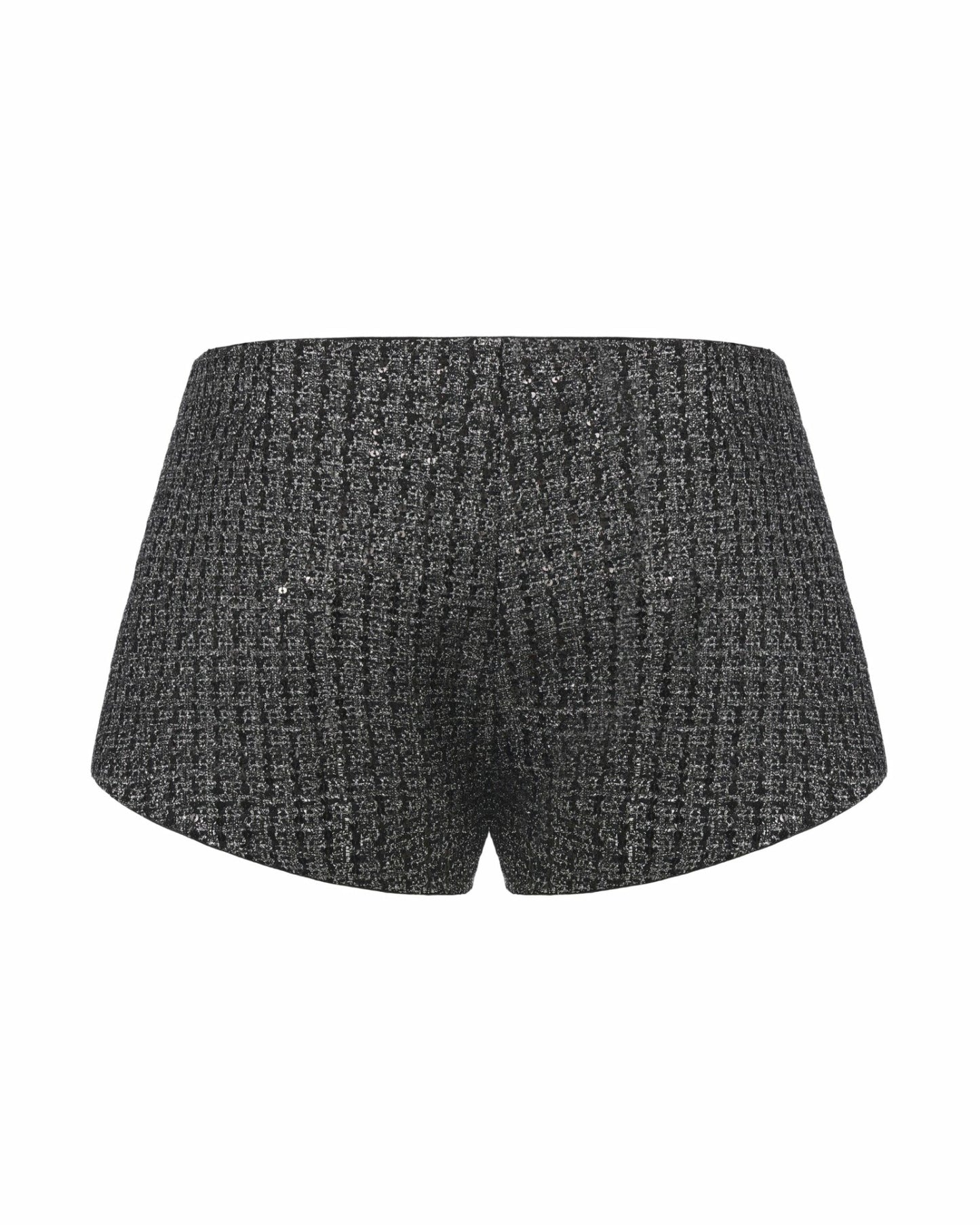 Nana Jacqueline Anabella Shorts: Black Shorts for Cocktail Party Black & Silver