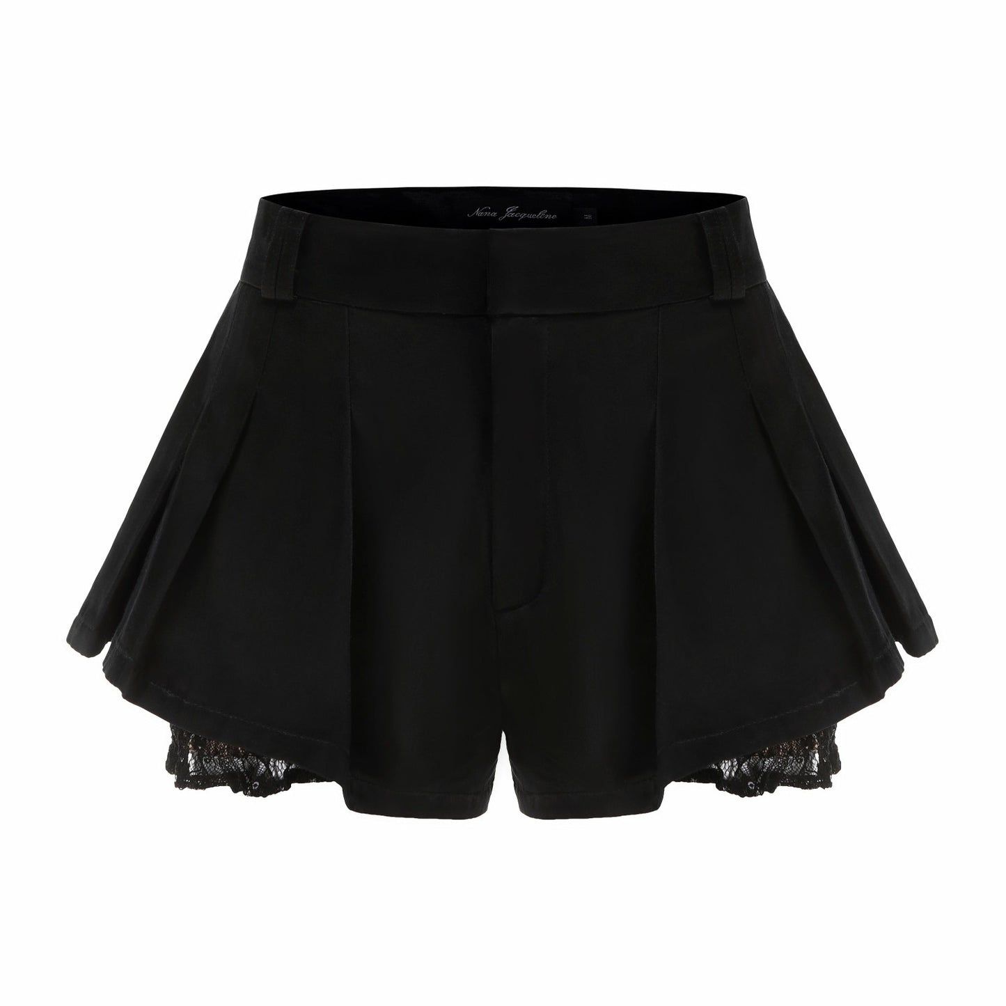 Nana Jacqueline Black Milan Shorts: Black Shorts for Girls' Night Out black