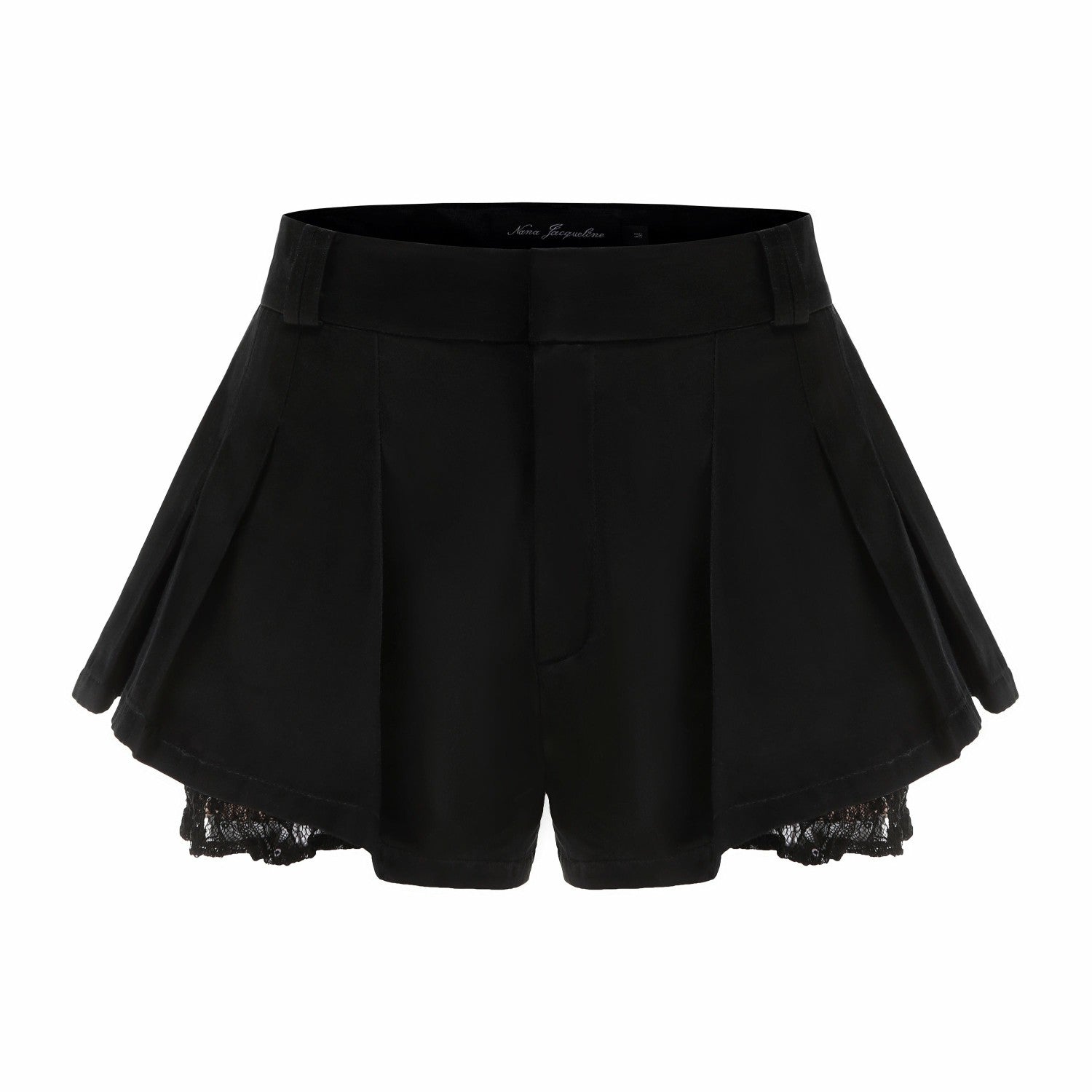 Nana Jacqueline Black Milan Shorts: Black Shorts for Girls' Night Out black