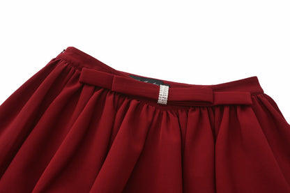 Nana Jacqueline Demi Shorts: Red Shorts for Birthday Celebration Red