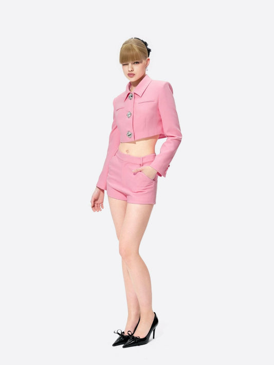 Nana Jacqueline Josephine Shorts: Pink Shorts for Birthday Celebration Pink