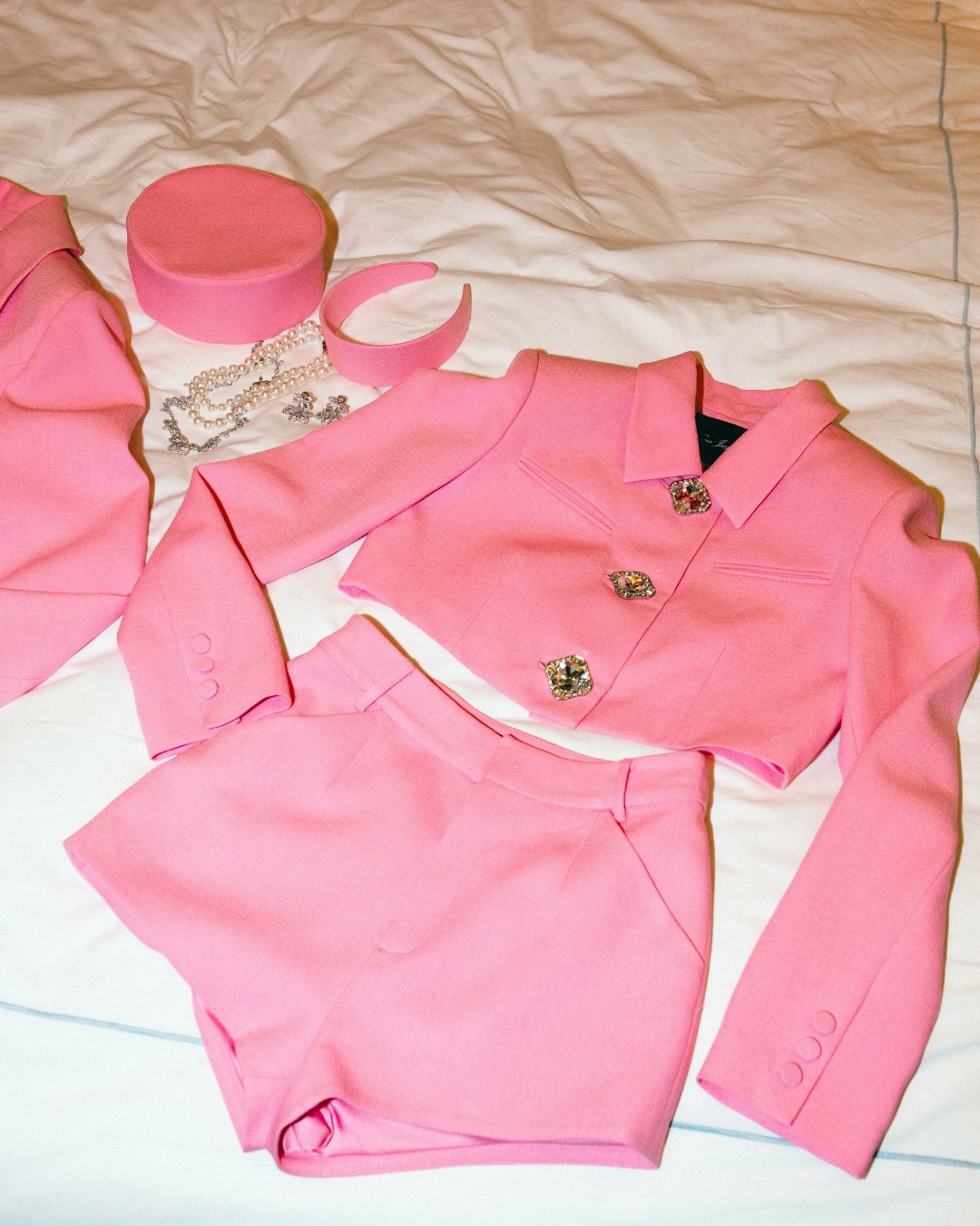Nana Jacqueline Josephine Shorts: Pink Shorts for Birthday Celebration Pink