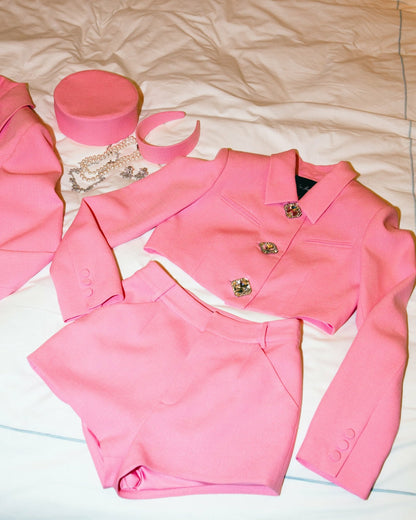 Nana Jacqueline Josephine Shorts: Pink Shorts for Birthday Celebration Pink