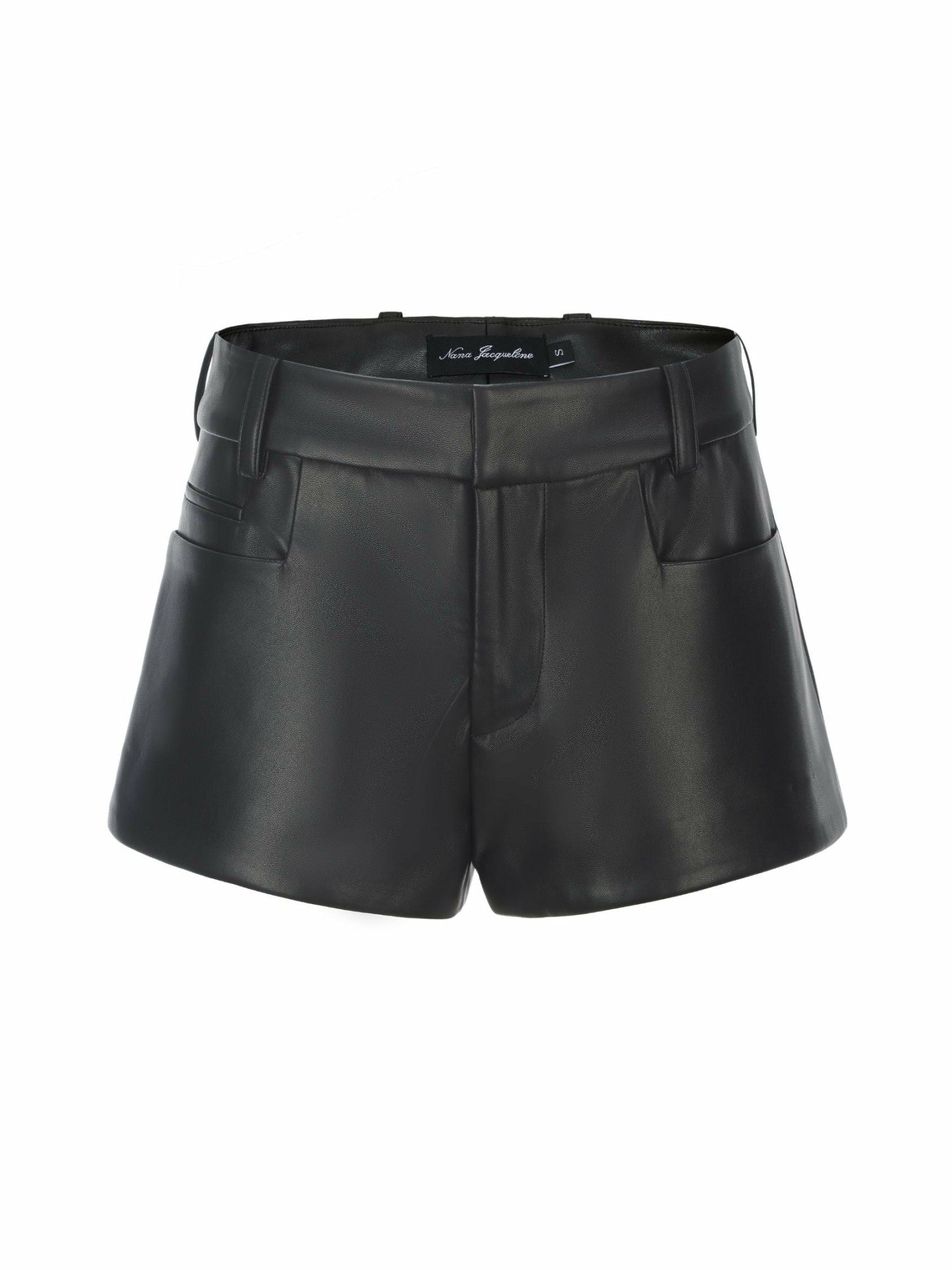 Nana Jacqueline Victoria Leather Shorts: Black Shorts for Date Night Black