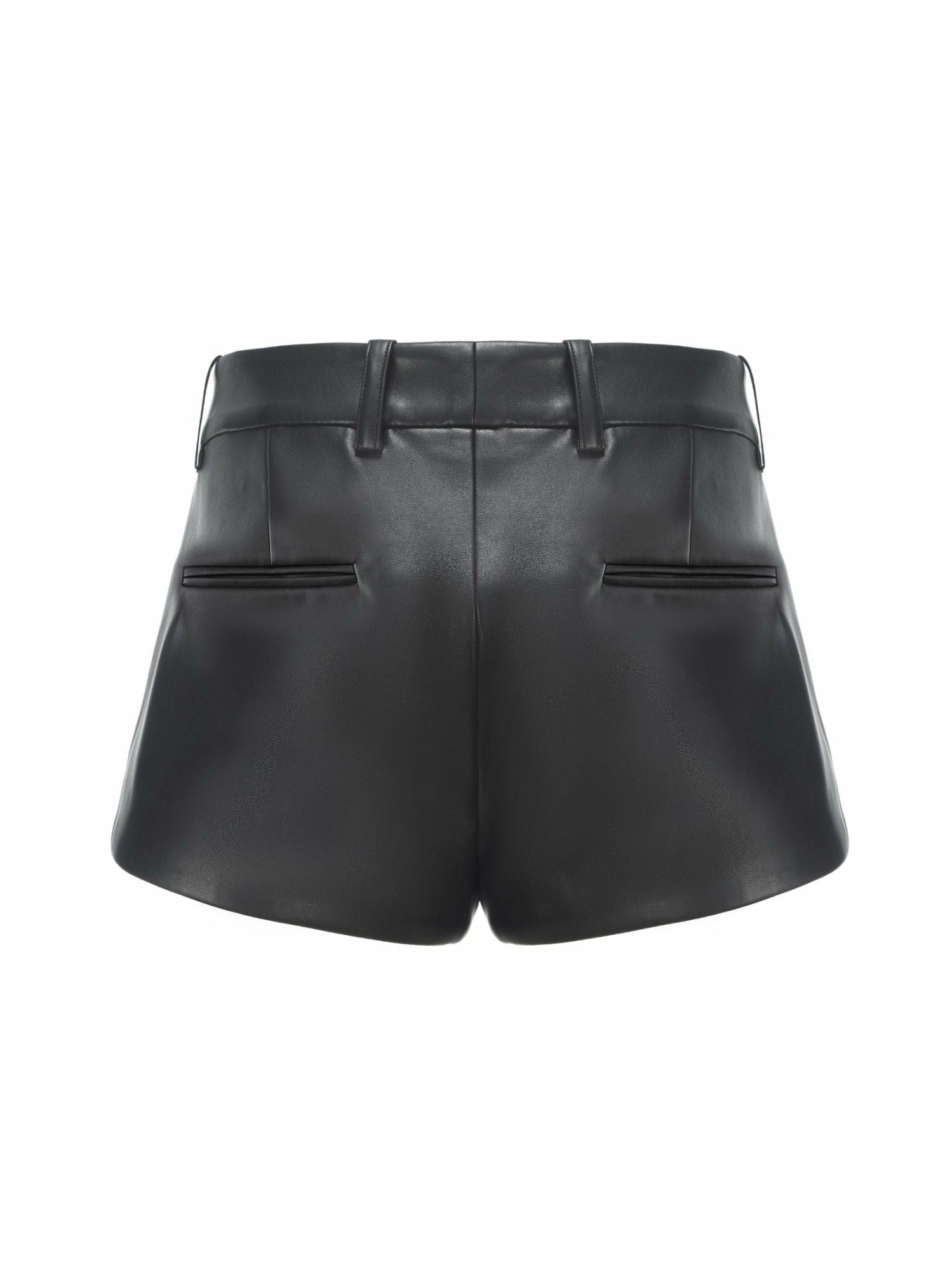 Nana Jacqueline Victoria Leather Shorts: Black Shorts for Date Night Black