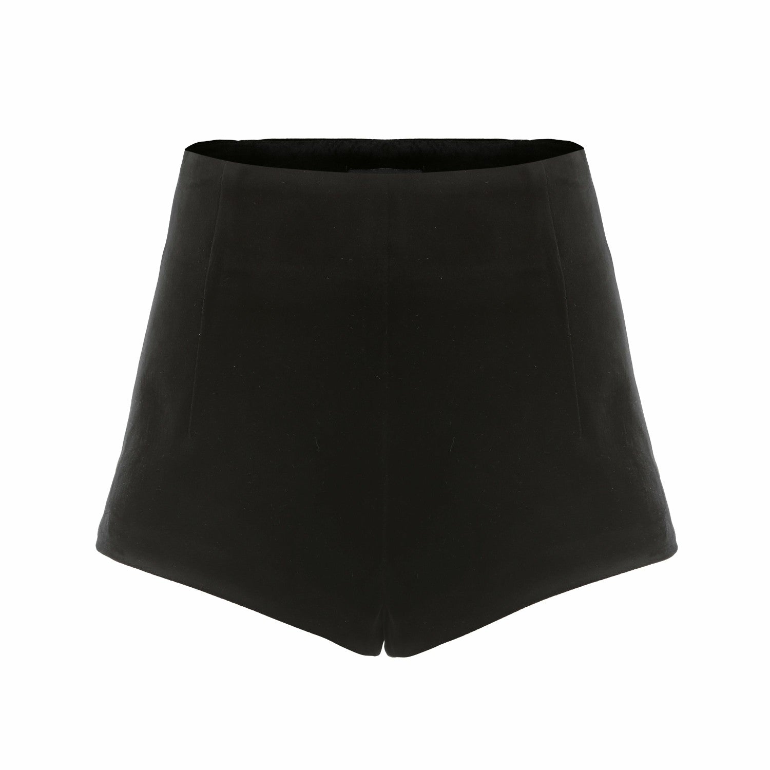 Nana Jacqueline Shay Shorts: Black Velvet Shorts for Cocktail Party Black
