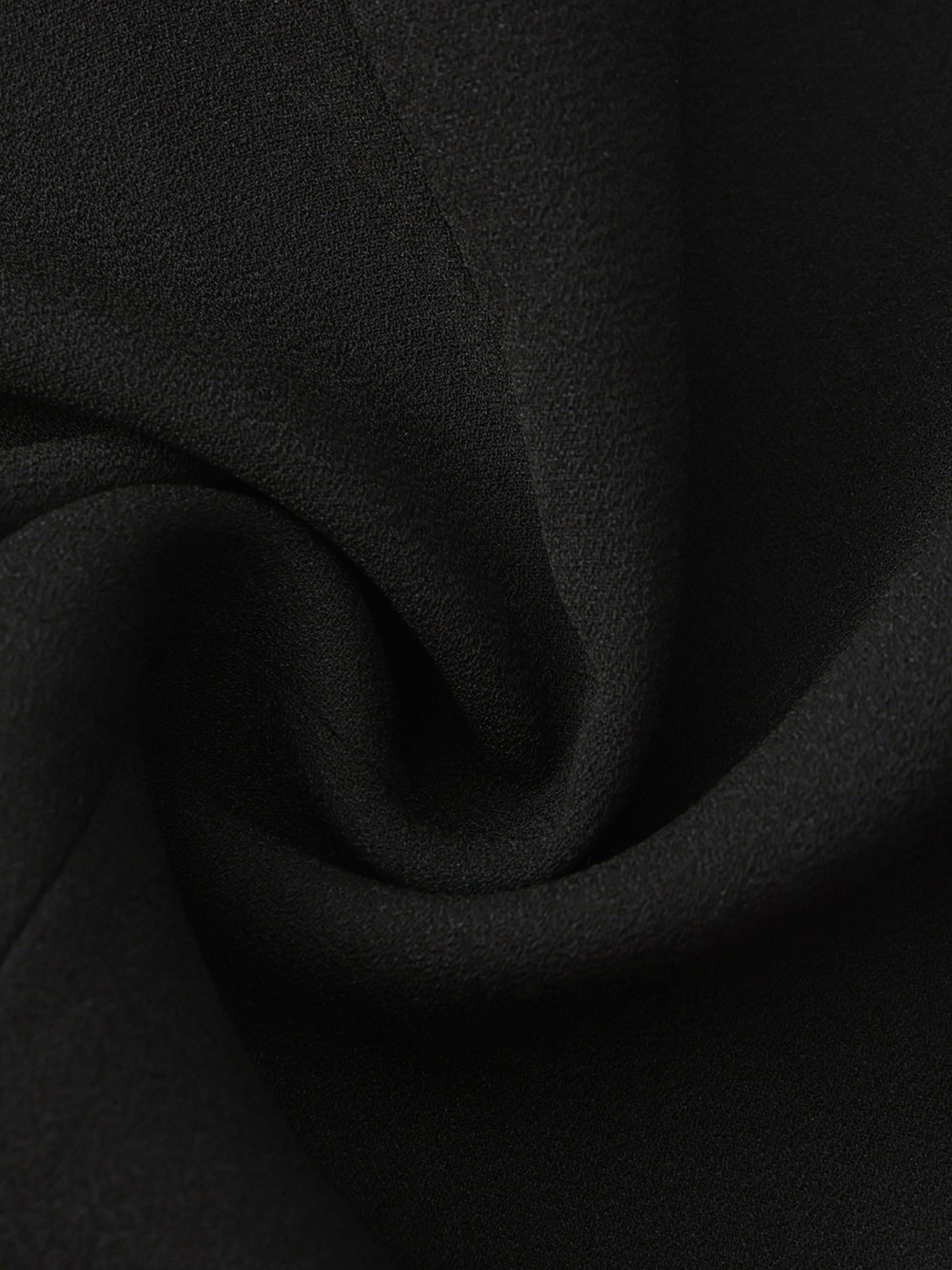 Nana Jacqueline Alina Cinched-Waist Black Top Black