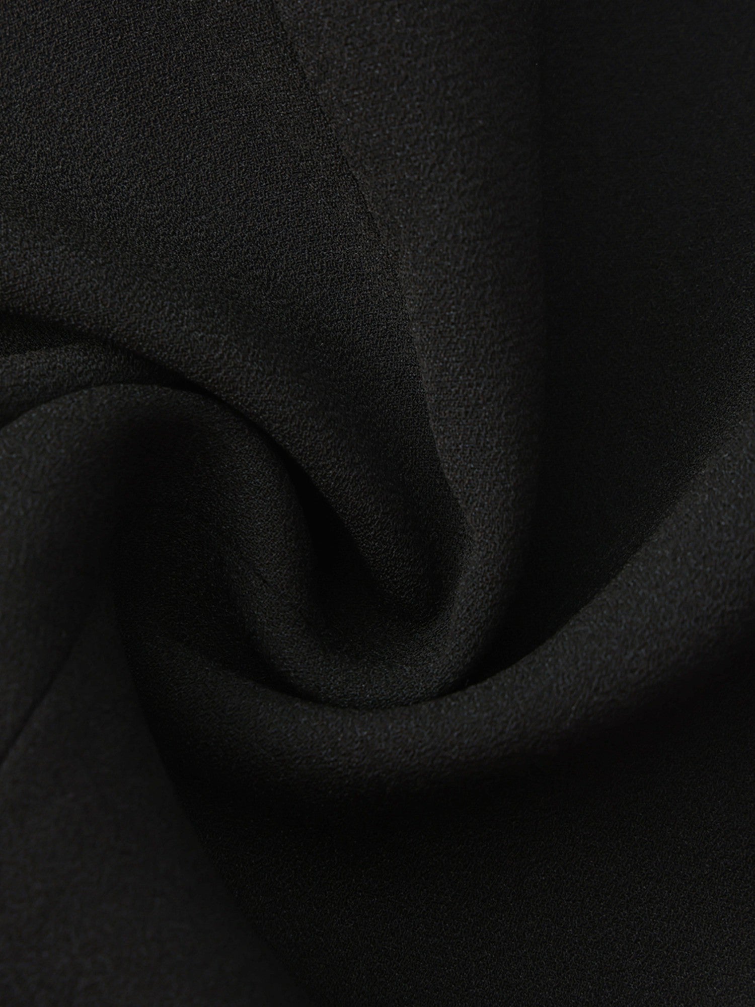 Nana Jacqueline Alina Cinched-Waist Black Top Black