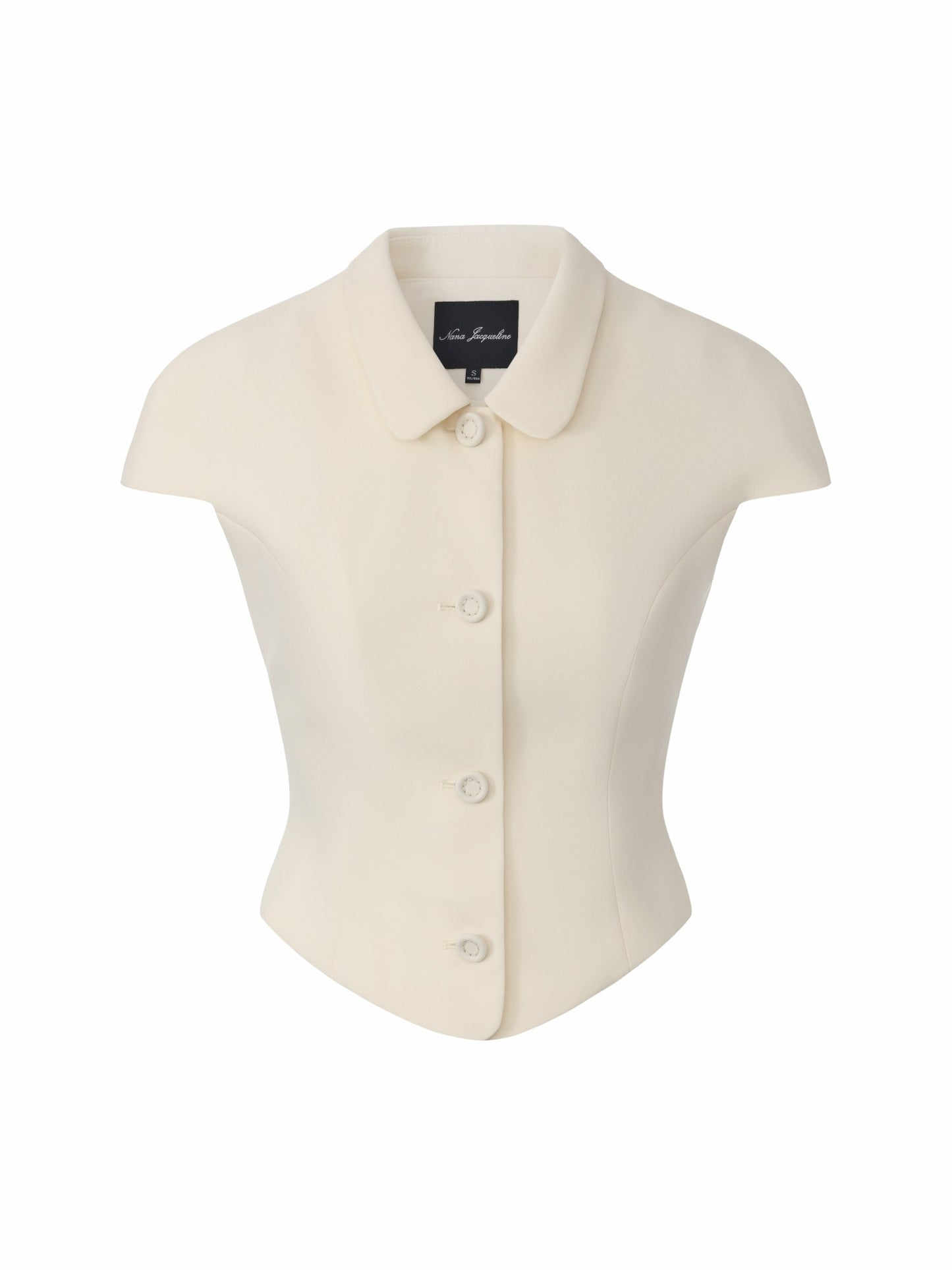 Nana Jacqueline Alina Cap Sleeve Champagne Top Champagne