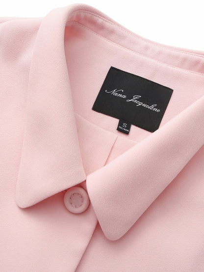 Nana Jacqueline Alina Cap Sleeve Pink Top Pink