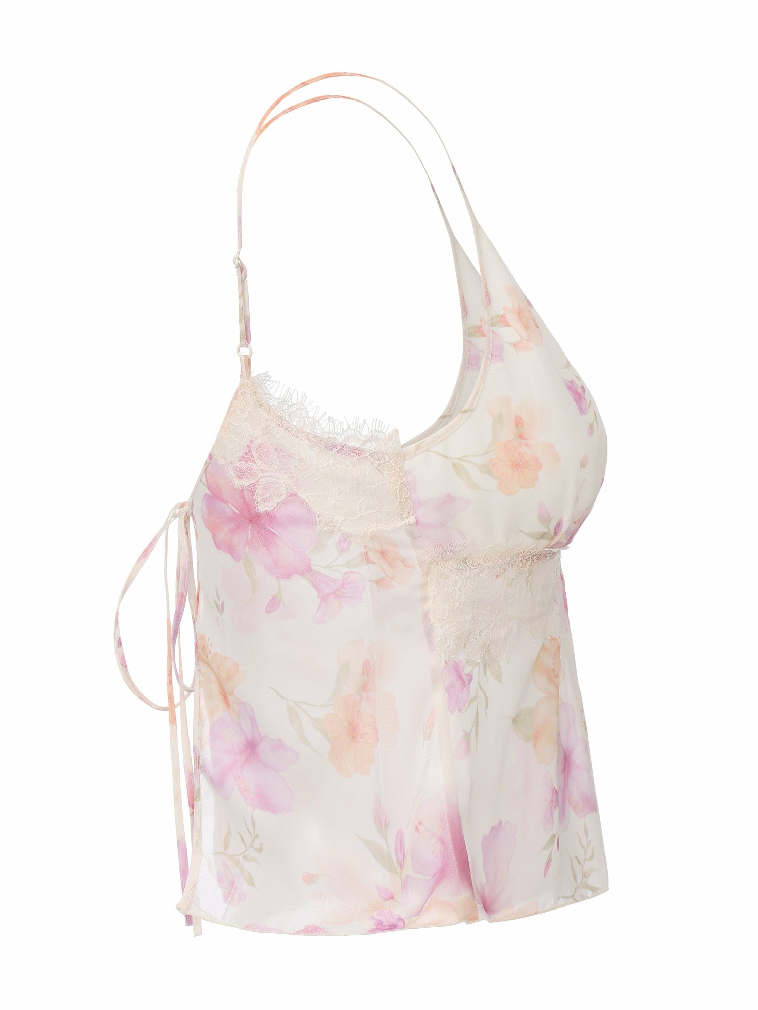 Nana Jacqueline Ophelia Floral Lace Ivory Top Ivory