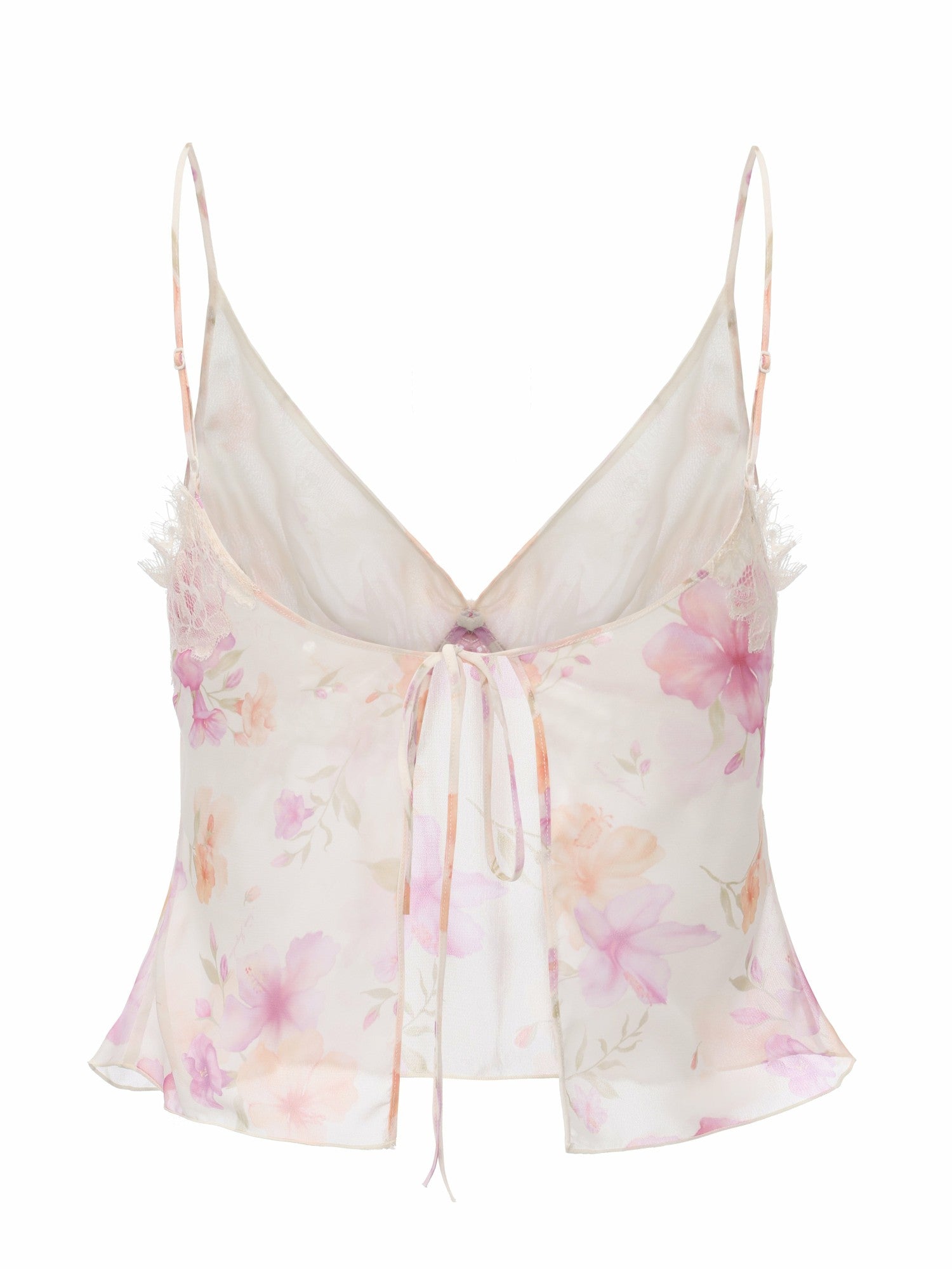 Nana Jacqueline Ophelia Floral Lace Ivory Top Ivory