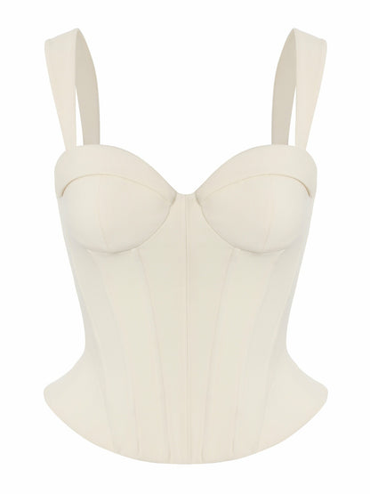 Nana Jacqueline Avalon Corset Champagne Top Champagne