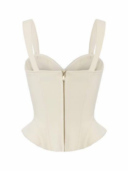Nana Jacqueline Avalon Corset Champagne Top Champagne