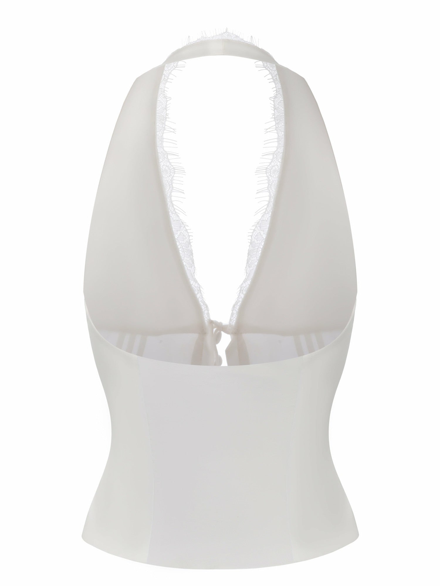 Nana Jacqueline Phoebe Open-Back White Top White