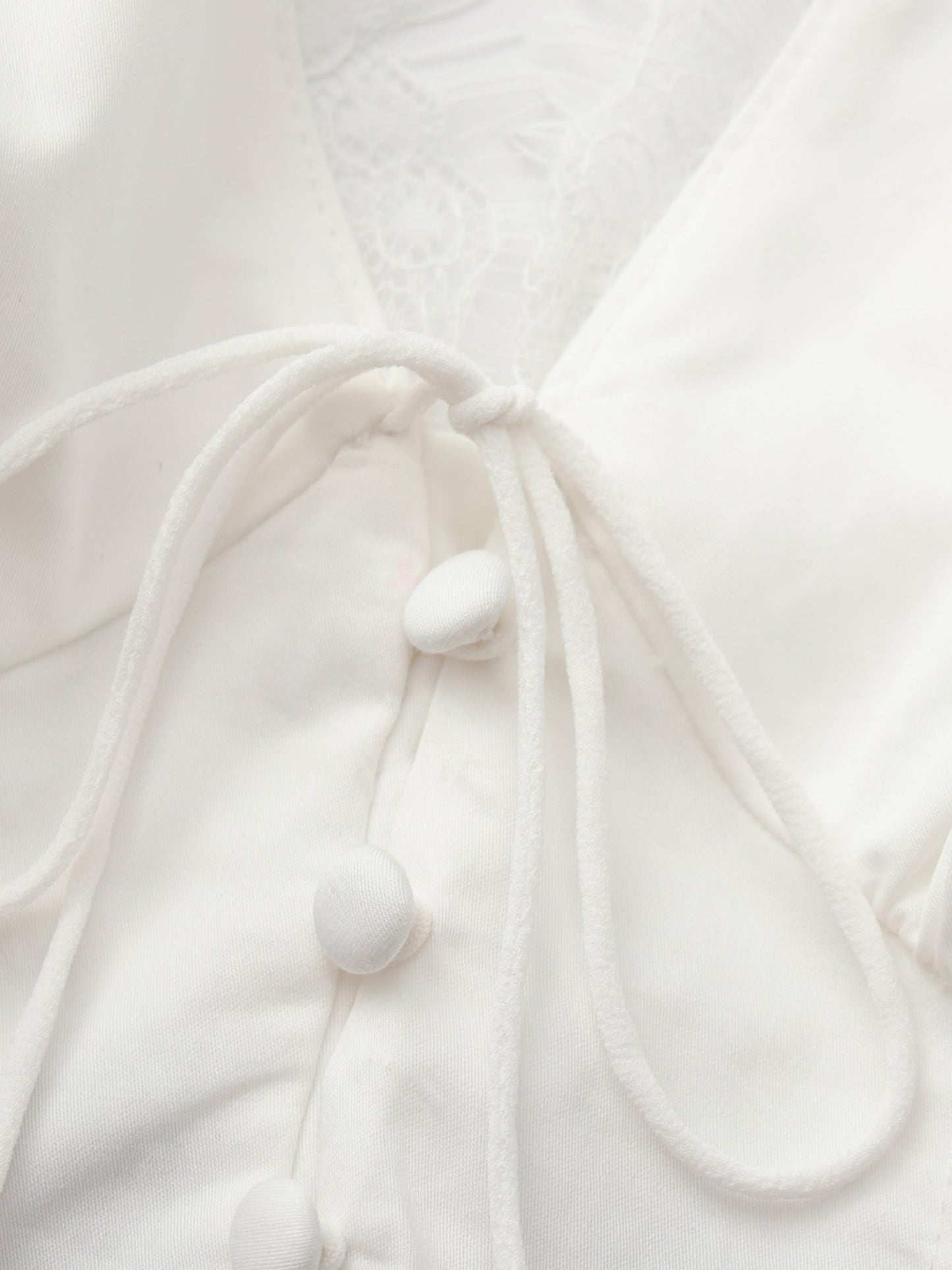 Nana Jacqueline Phoebe Open-Back White Top White