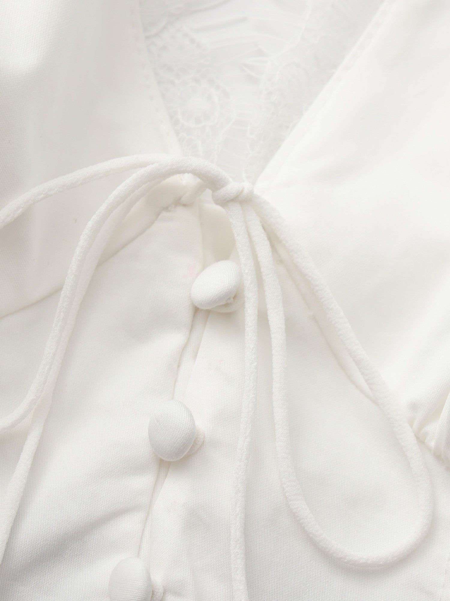 Nana Jacqueline Phoebe Open-Back White Top White