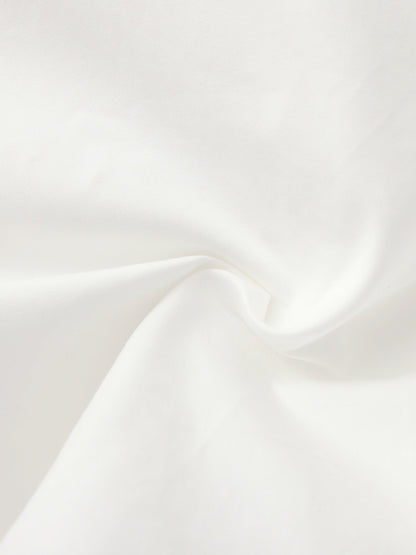 Nana Jacqueline Raven Puff Sleeve White Top White