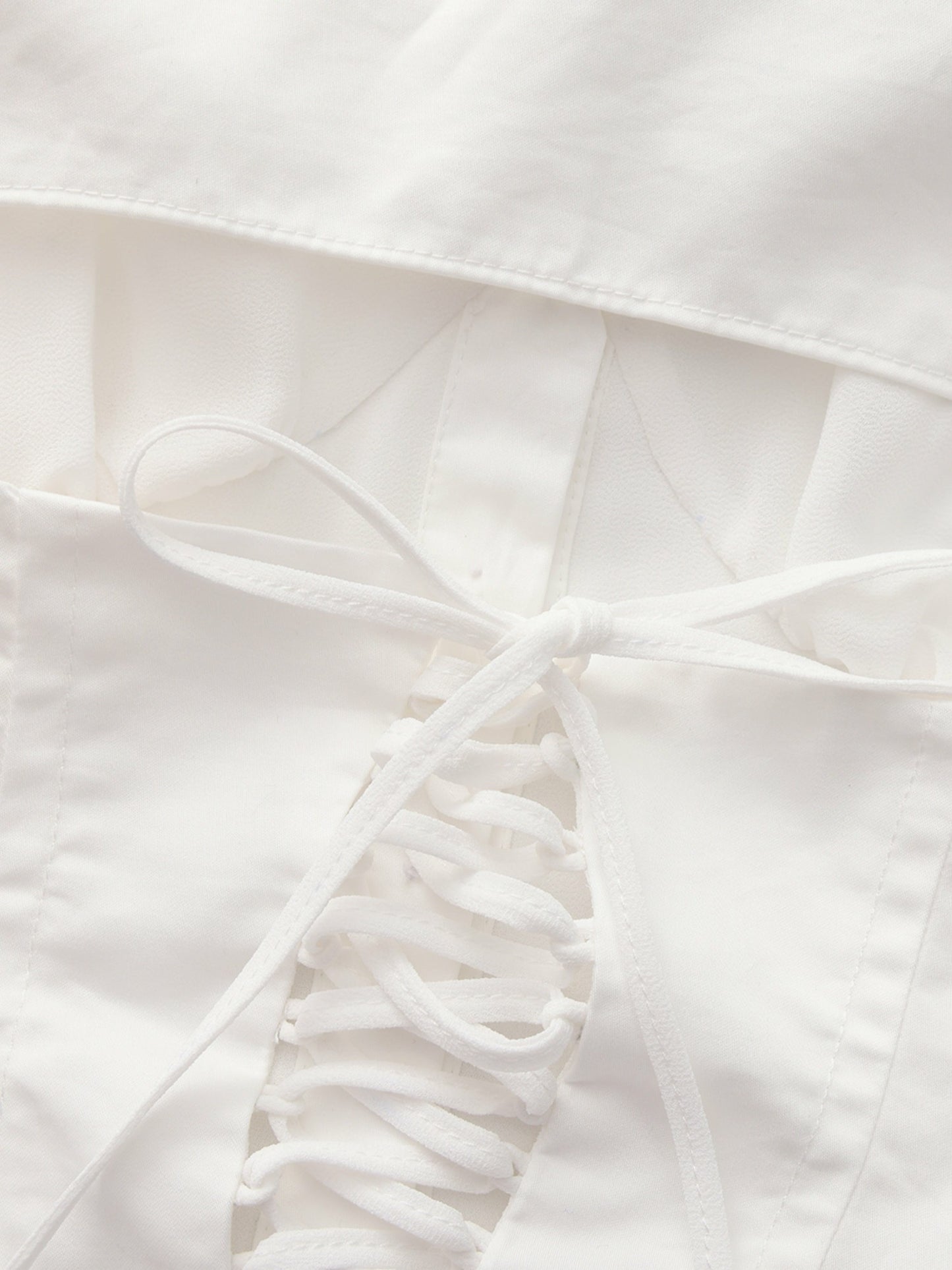 Nana Jacqueline Raven Puff Sleeve White Top White