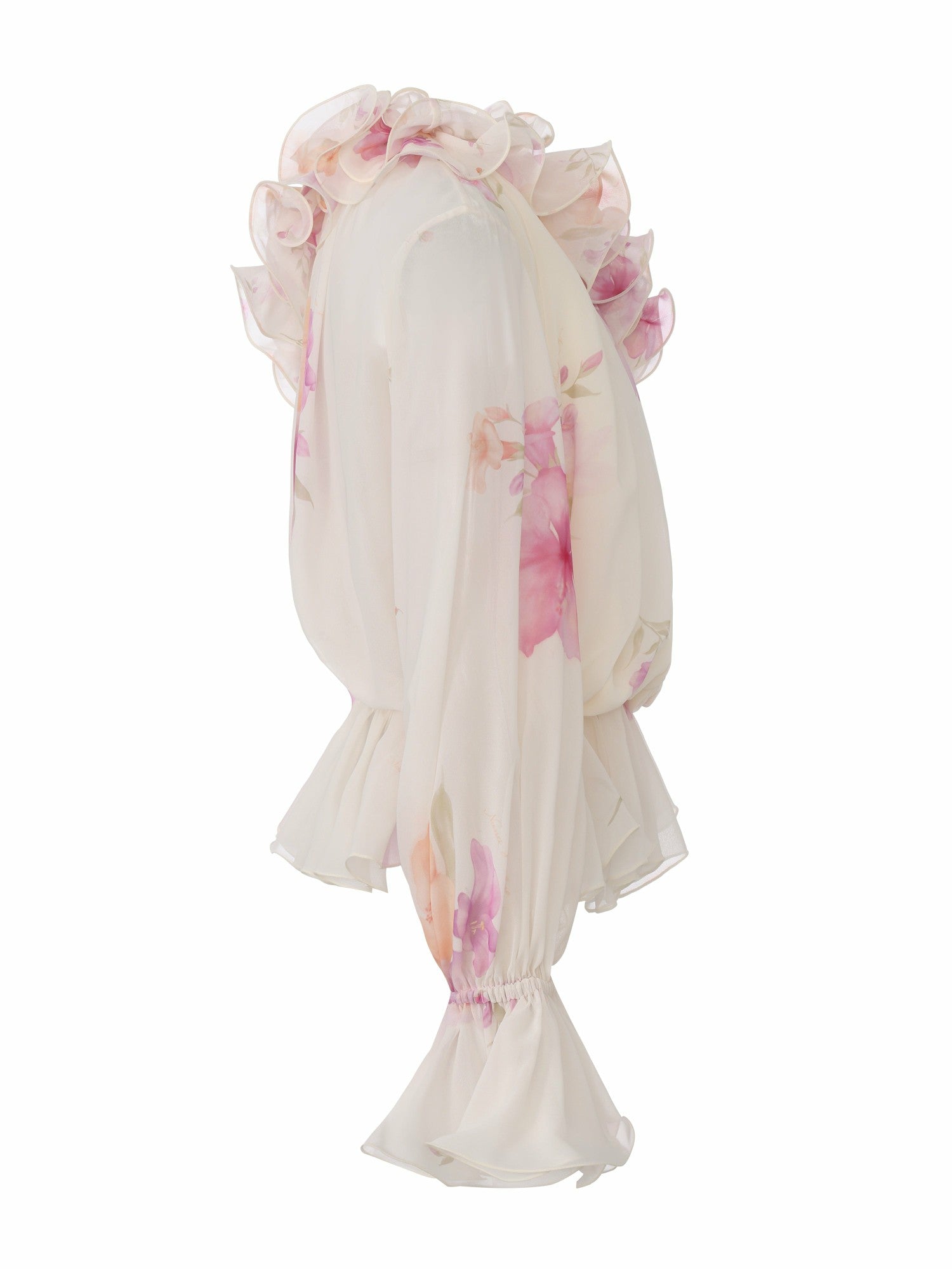 Nana Jacqueline Summer Off-Shoulder Ruffle Cream Blouse Cream