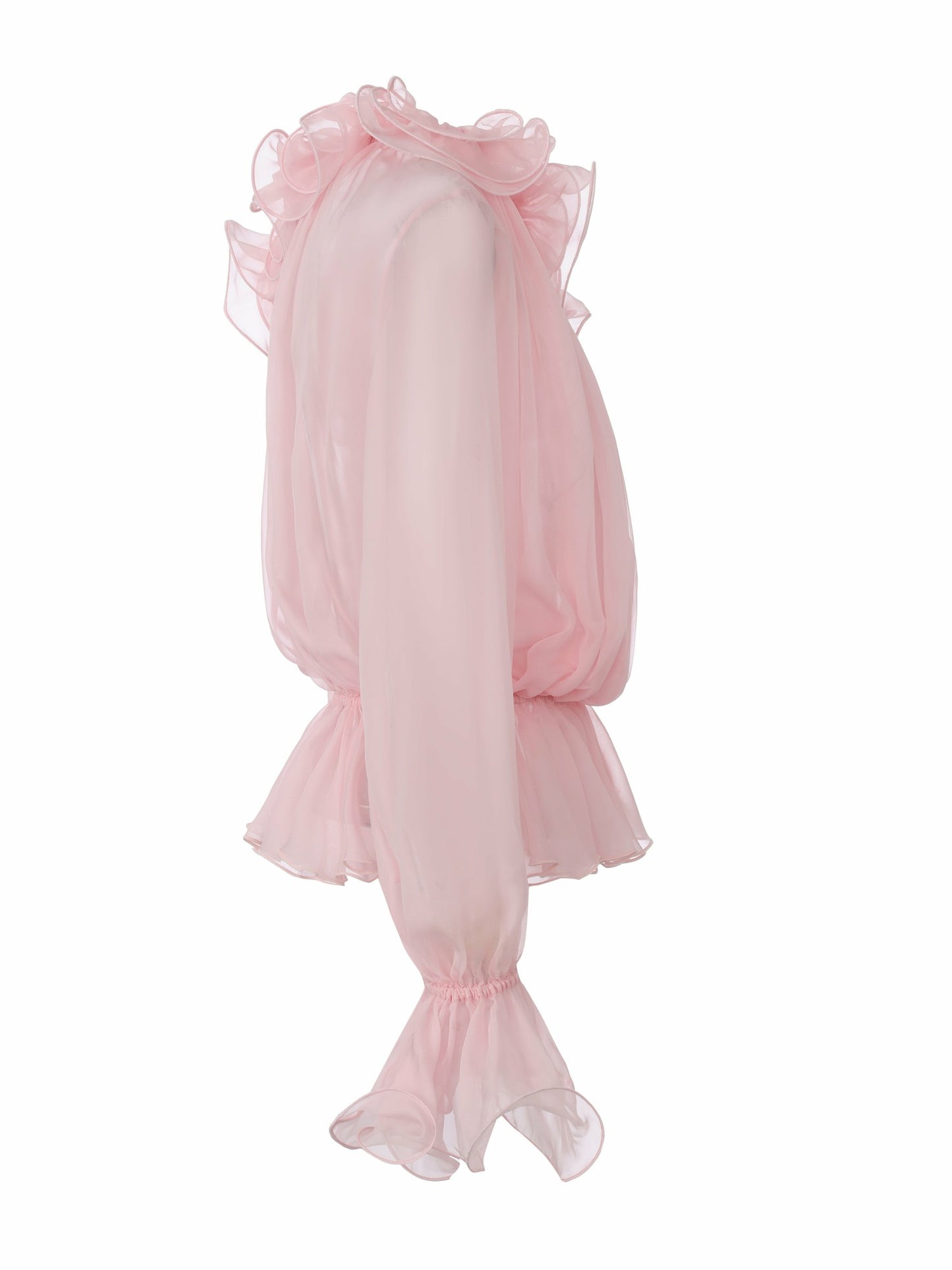 Nana Jacqueline Summer Off-Shoulder Ruffle Pink Blouse Pink