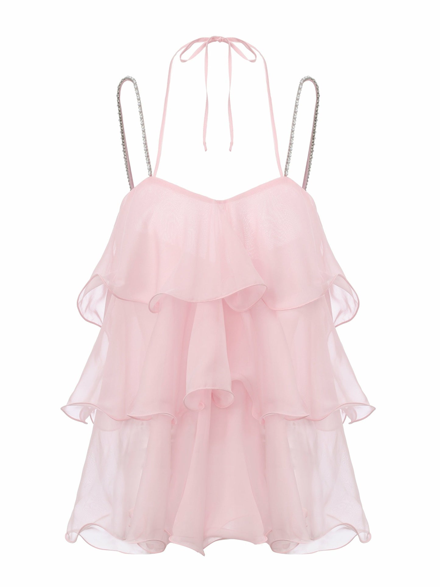 Nana Jacqueline Fiona Crystal-Chain Pink Top Pink
