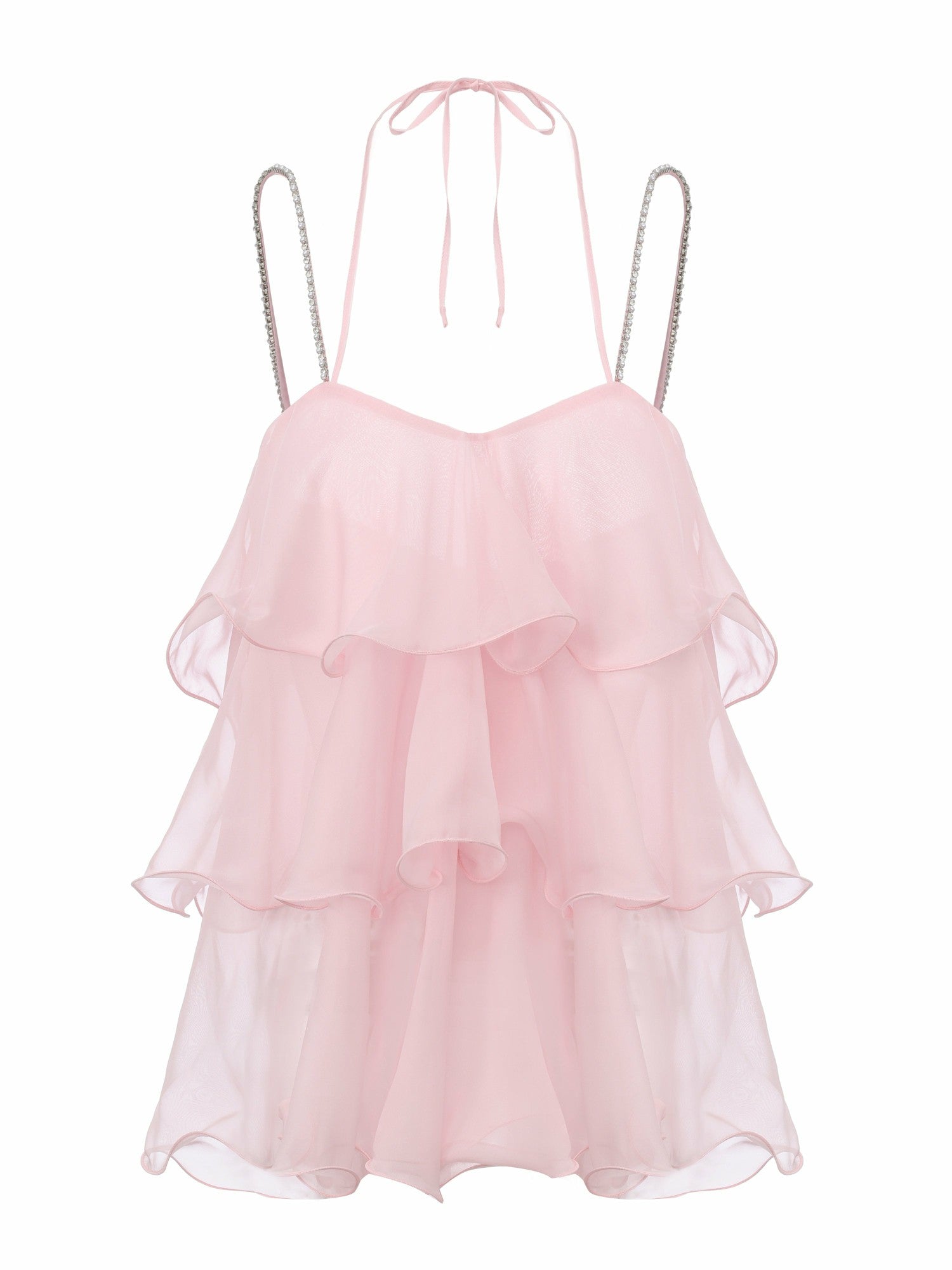 Nana Jacqueline Fiona Crystal-Chain Pink Top Pink