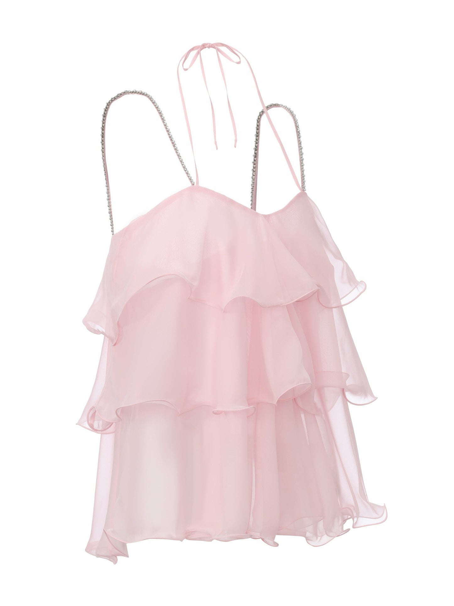 Nana Jacqueline Fiona Crystal-Chain Pink Top Pink
