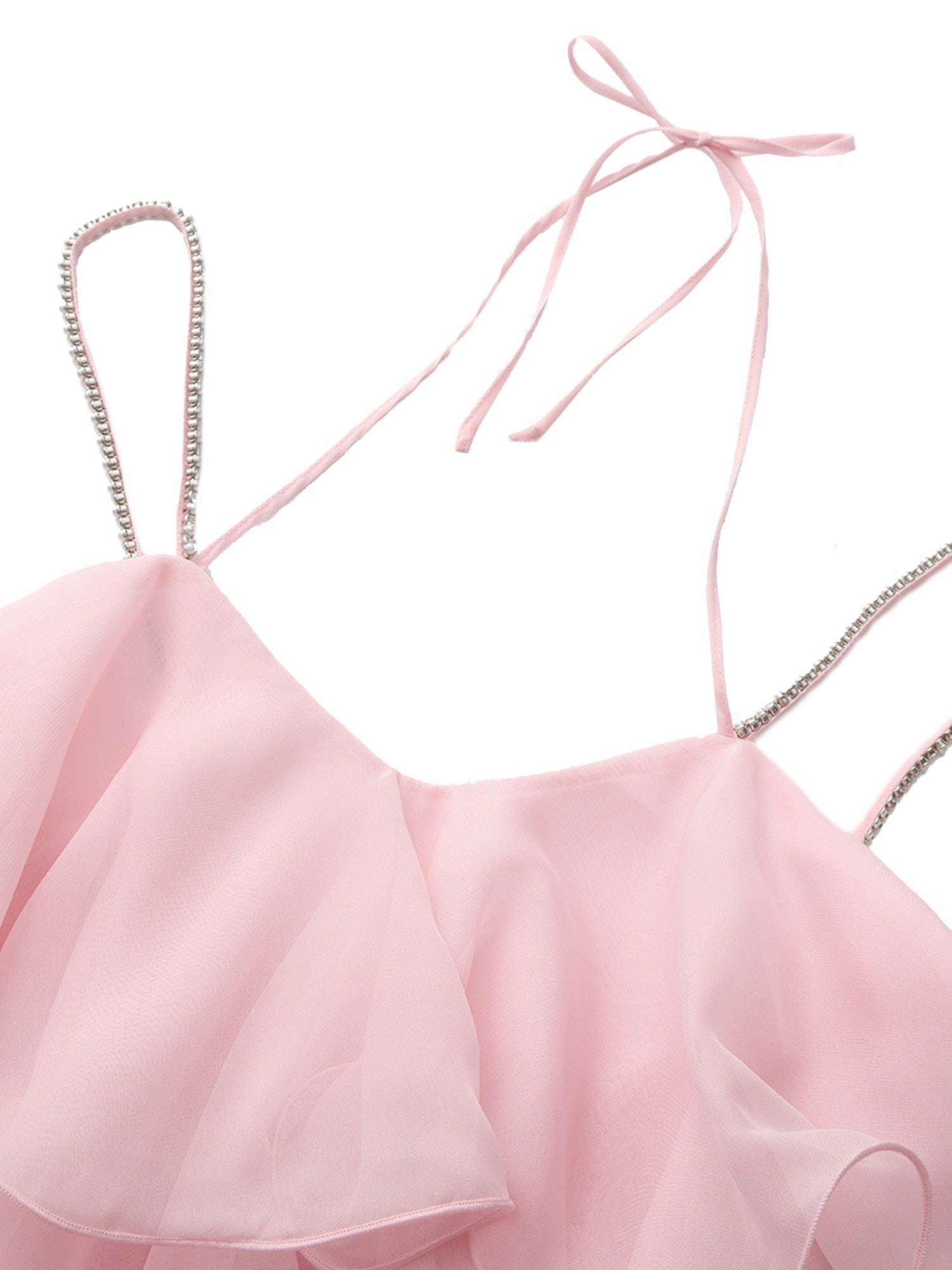 Nana Jacqueline Fiona Crystal-Chain Pink Top Pink