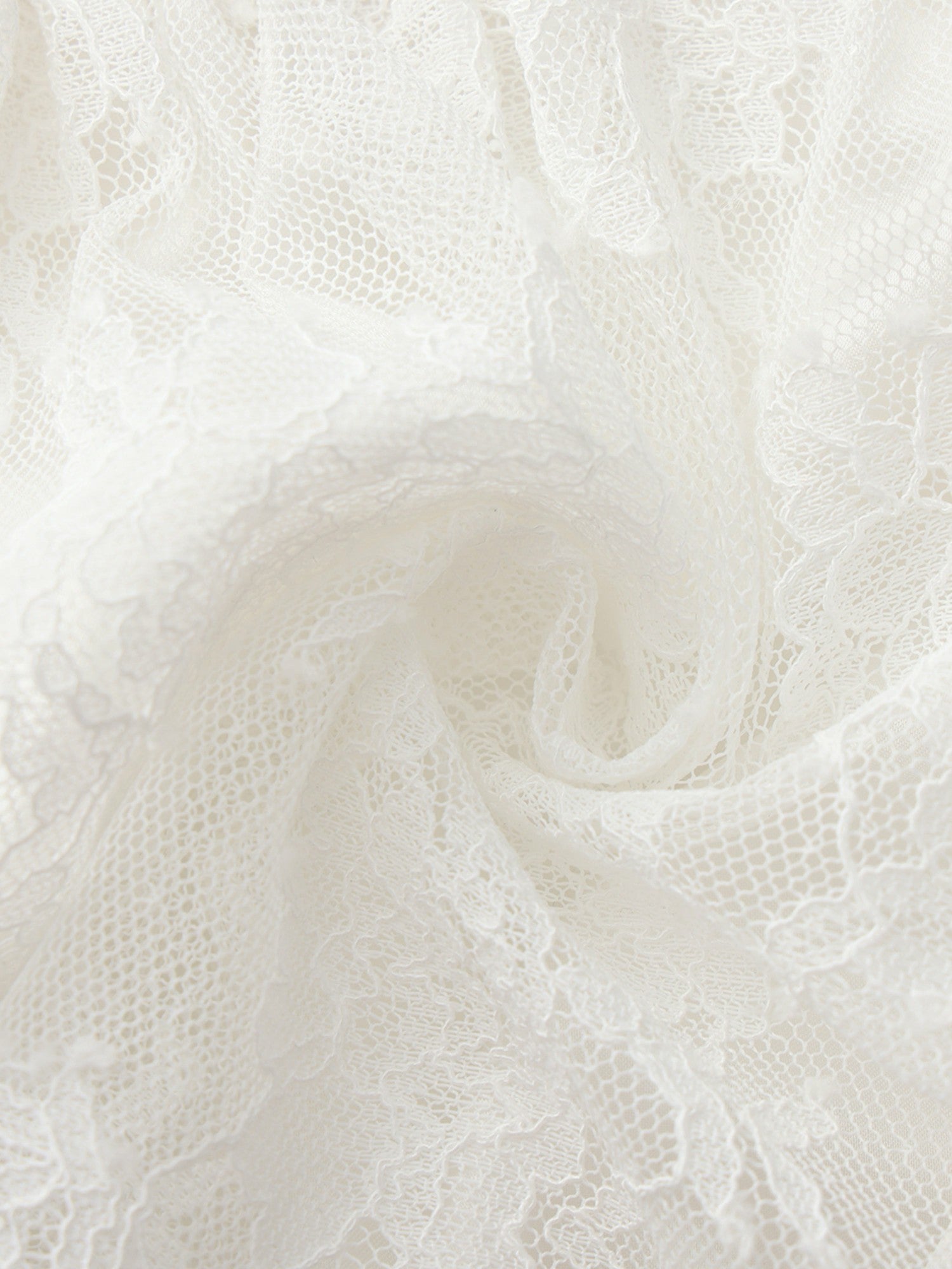 Nana Jacqueline Alexandra Off-Shoulder Lace White Top White