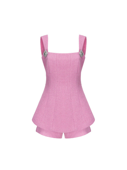 Nana Jacqueline Anabella Bow Top: Pink Top for Birthday Celebration Pink