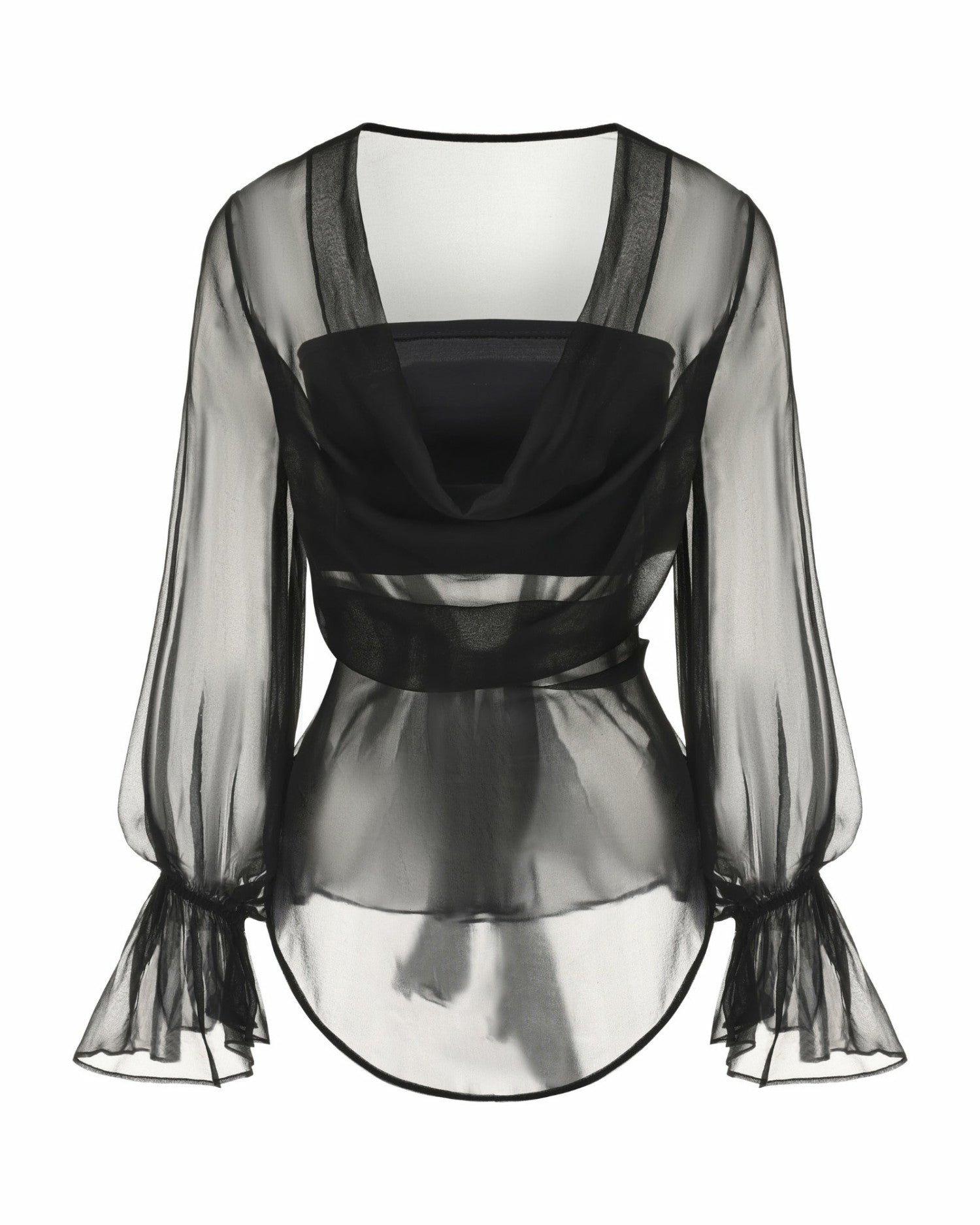 Nana Jacqueline Nora Top: Black Top for Date Night Black