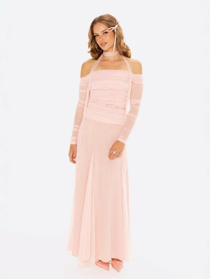 Nana Jacqueline Valencia Top: Pink Top for Date Night Pink