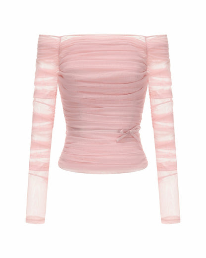Nana Jacqueline Valencia Top: Pink Top for Date Night Pink