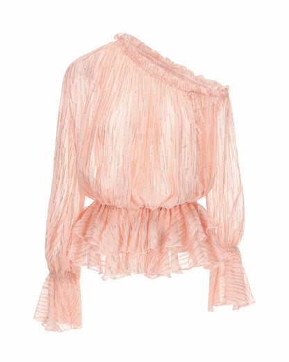 Nana Jacqueline Kaia Top: Pink Top for Date Night Pink