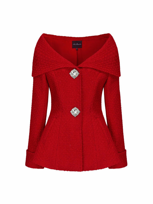 Nana Jacqueline Marlee Top: Red Top for Date Night Red