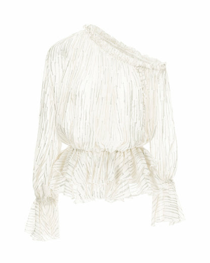 Nana Jacqueline Kaia Top: White Top for Bridal Shower White
