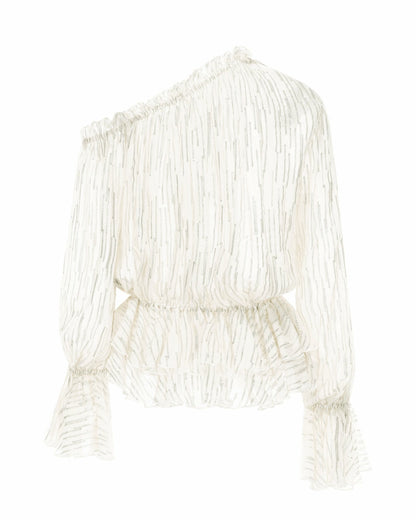 Nana Jacqueline Kaia Top: White Top for Bridal Shower White