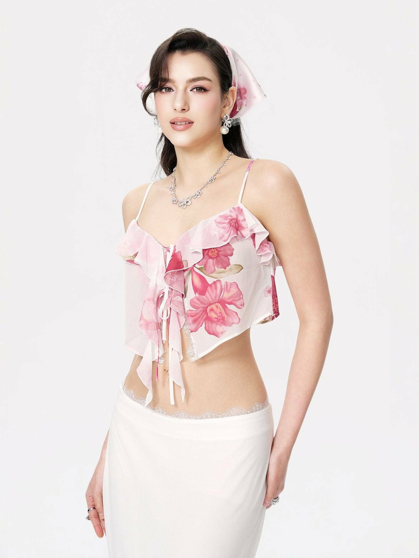 Nana Jacqueline Vivienne Top: Pink Top for Brunch Pink