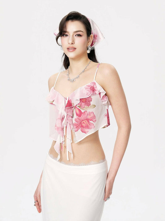 Nana Jacqueline Vivienne Top: Pink Top for Brunch Pink