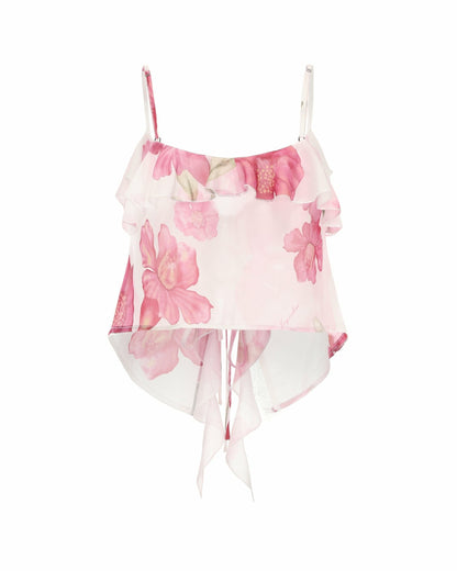 Nana Jacqueline Vivienne Top: Pink Top for Brunch Pink