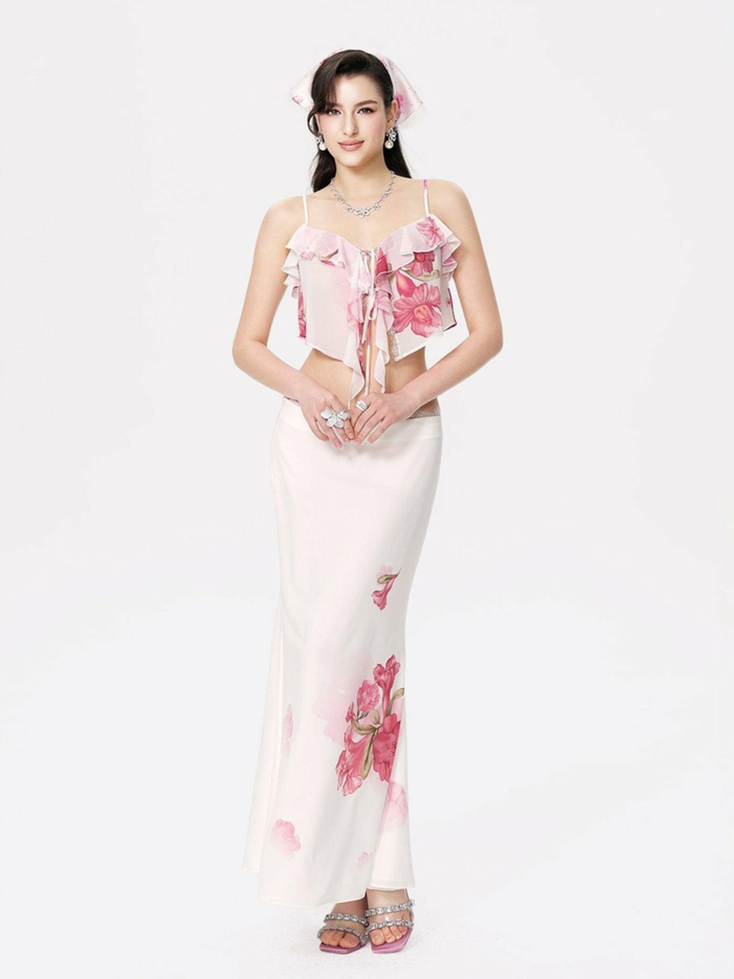 Nana Jacqueline Vivienne Top: Pink Top for Brunch Pink